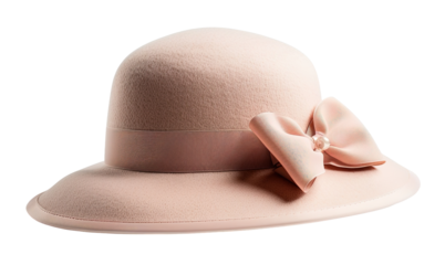 This elegant pink hat features a ribbon detail and a comfortable design, perfect for enhancing any outfit during casual outings or special events. Its versatile style suits various occasions