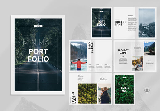 Minimal Portfolio Magazine Template
