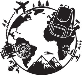 Elegant Black Silhouette Vector Set