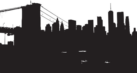 Minimal Black Silhouette Vector Art