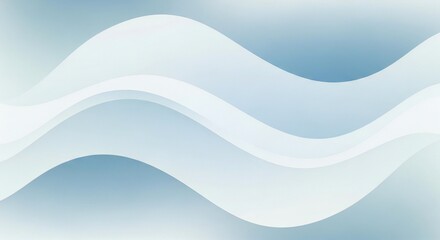 Obraz premium Gentle waves in soft blue hues for calming backgrounds or modern design projects, serene and elegant style.