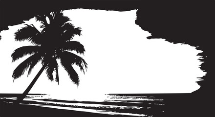 Minimal Black Silhouette Vector Art