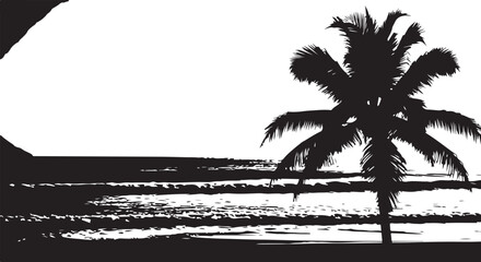 Minimal Black Silhouette Vector Art