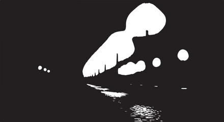 Minimal Black Silhouette Vector Art