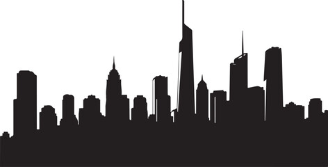 Minimal Black Silhouette Vector Art