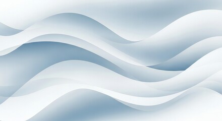 Fototapeta premium Modern abstract background with flowing light blue waves for website design or contemporary presentation backdrop