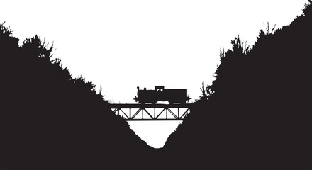 Minimal Black Silhouette Vector Art