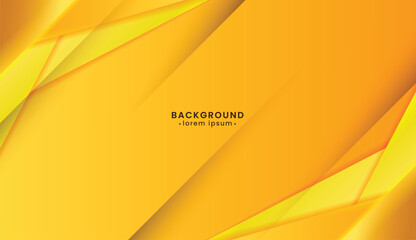 Yellow abstract background with geometric shapes and lines. Ideal for digital presentations, website backgrounds, and modern design projects.