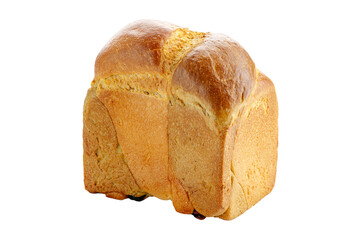 fresh homemade bread on the background