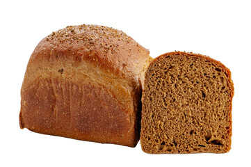 fresh homemade bread on the background