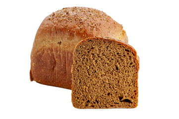 fresh homemade bread on the background