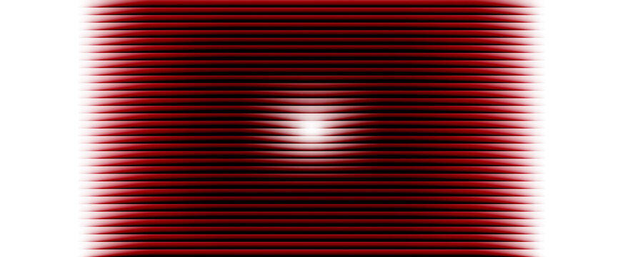Dark red horizontal blur line art number one digit graphic