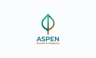 Aspen Modern logo design and creative logo