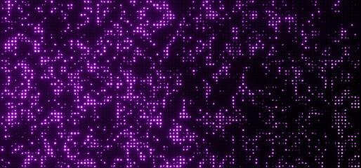 Glittering Pink Neon Background With Pink Pattern for Christmas Decor