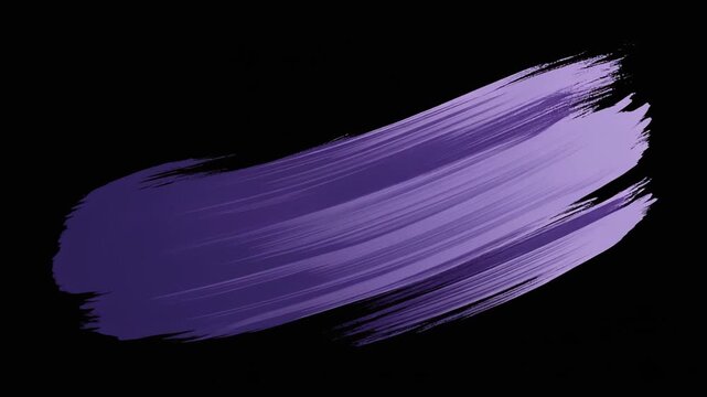 Digital art of purple and white feather lines with ink splashes creating a motion wave pattern against a dark blue and black backdrop texture