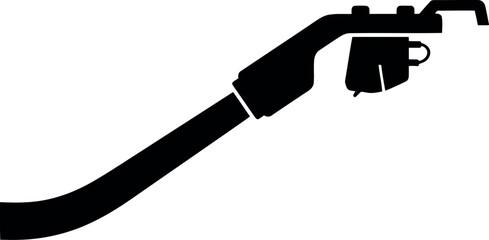 Black vacuum cleaner hose attachment