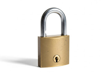 Secure your valuable assets with this gleaming brass padlock, a universal emblem of protection, ensuring the integrity and privacy of all your confidential information