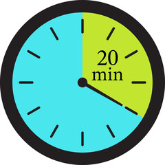 Minute Timer Icon. Countdown timer symbol. Stopwatch icons with different time. Stopwatch intervals signs. representing stopwatch, time tracking, scheduling, deadline, and duration measurement.