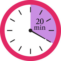 Minute Timer Icon. Countdown timer symbol. Stopwatch icons with different time. Stopwatch intervals signs. representing stopwatch, time tracking, scheduling, deadline, and duration measurement.
