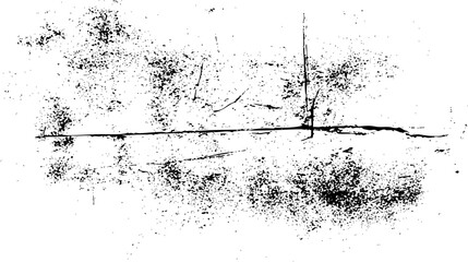 Abstract grunge texture overlay with black distressed speckle and line scratch vector