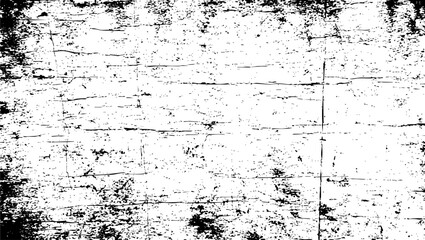 Obraz premium Abstract black and white grunge texture background with distressed overlay effect and rough surface detail vector
