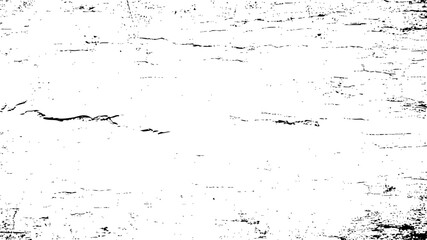 Abstract black and white grunge texture overlay with distressed horizontal lines and speckle noise vector