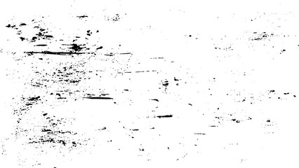 Abstract black grunge texture overlay with distressed horizontal lines and scattered speckle noise vector