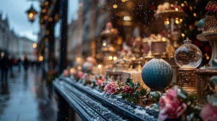 Collection of Vintage and Whimsical Christmas Themes in Festive Winter Atmosphere. Ideal for seasonal campaigns, holiday cards, blogs, and digital creatives. 