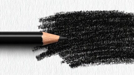 Artistic concept hatching graphite pencil strokes with grunge texture in digital illustration