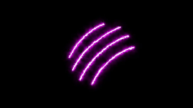 Claw scratches effect animated animal scratch effect flaming scratch light effect 4k neon fire scratch looping, fire slash effect.