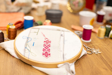 Embroidery Workshop in Progress