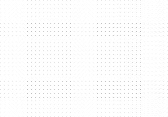 Design printable graphic sheet. Dotted squared grid graph paper template for notebooks. Simple dotted background. Bullet journal pattern texture.