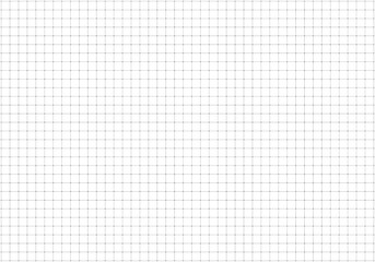 Dotted squared grid graph paper template for notebooks. Black pattern texture for bullet journal. Checkered background. Printable graphic design sheet.