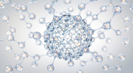Translucent Molecular Lattice with Protein Nodes