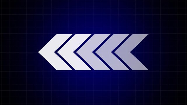 Arrow sign symbol looping animation direction concept animated.Arrow icon concept animation, arrows sign left to right animation concept.