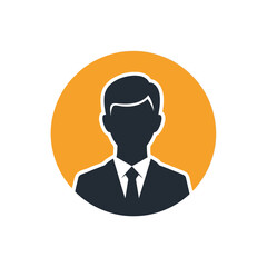 Professional male avatar icon representing user profile or business