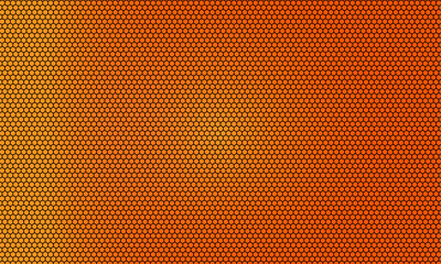 Vibrant orange geometric pattern with a retro feel and intricate details