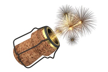 Raise a glass to success with this celebratory champagne cork popping, perfect for New Year's Eve promotions, festive events, or milestone achievements!