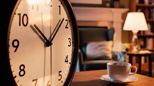 A clock that ticks backwards during leisure time and double-speed during work hours