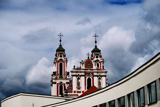 Eglise Sainte-Catherine de Vilnius. Lituanie.
