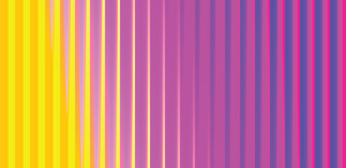 Neon abstract background..... Iridescent glass texture with vertical ribbed lines and soft blue, amber, violet gradient ripple. Holographic distortion, modern translucent surface, futuristic vector