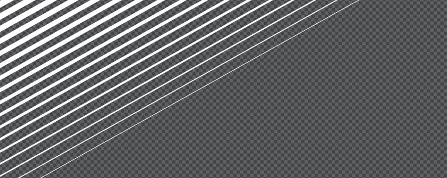 Gradient transition lattice with clean diagonal line gradation and stripe vector texture. Transparent bg highlights contrast spacing for minimal abstract geometry.