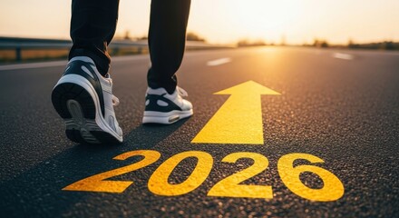 Walking towards 2026 a journey of progress and new year goals
