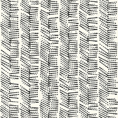 Black And White Dotted Broken Stripe Pattern