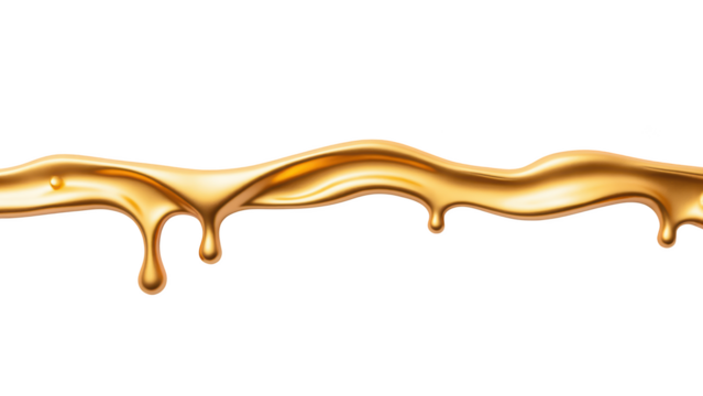 Golden liquid flowing glossy texture smooth shiny artistic design abstract background luxury fluid motion decorative element