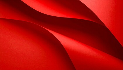 Red abstract smooth paper texture with subtle folds and soft shadows, creating a clean and vibrant surface perfect for artistic backgrounds, graphic design projects, digital compositions, wallpapers, 