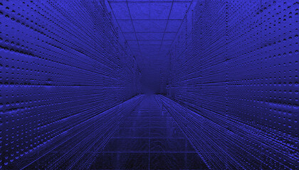 Cement blue textured wall blur digital pixel display, abstract modern background with soft gradient tones and subtle lighting, perfect for artistic design projects, creative compositions, website grap