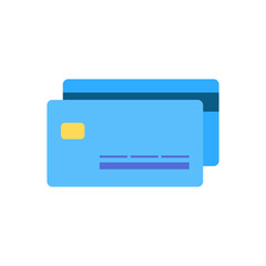 Flat Illustration of Credit Card for Payment Icon