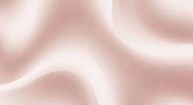 ピンクベージュの柔らかいボケ光、コスメ向け抽象背景