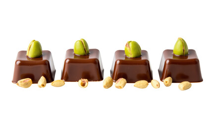 Delicious chocolate treats with pistachio topping, perfect for dessert lovers and special occasions. Indulge in these sweet delights